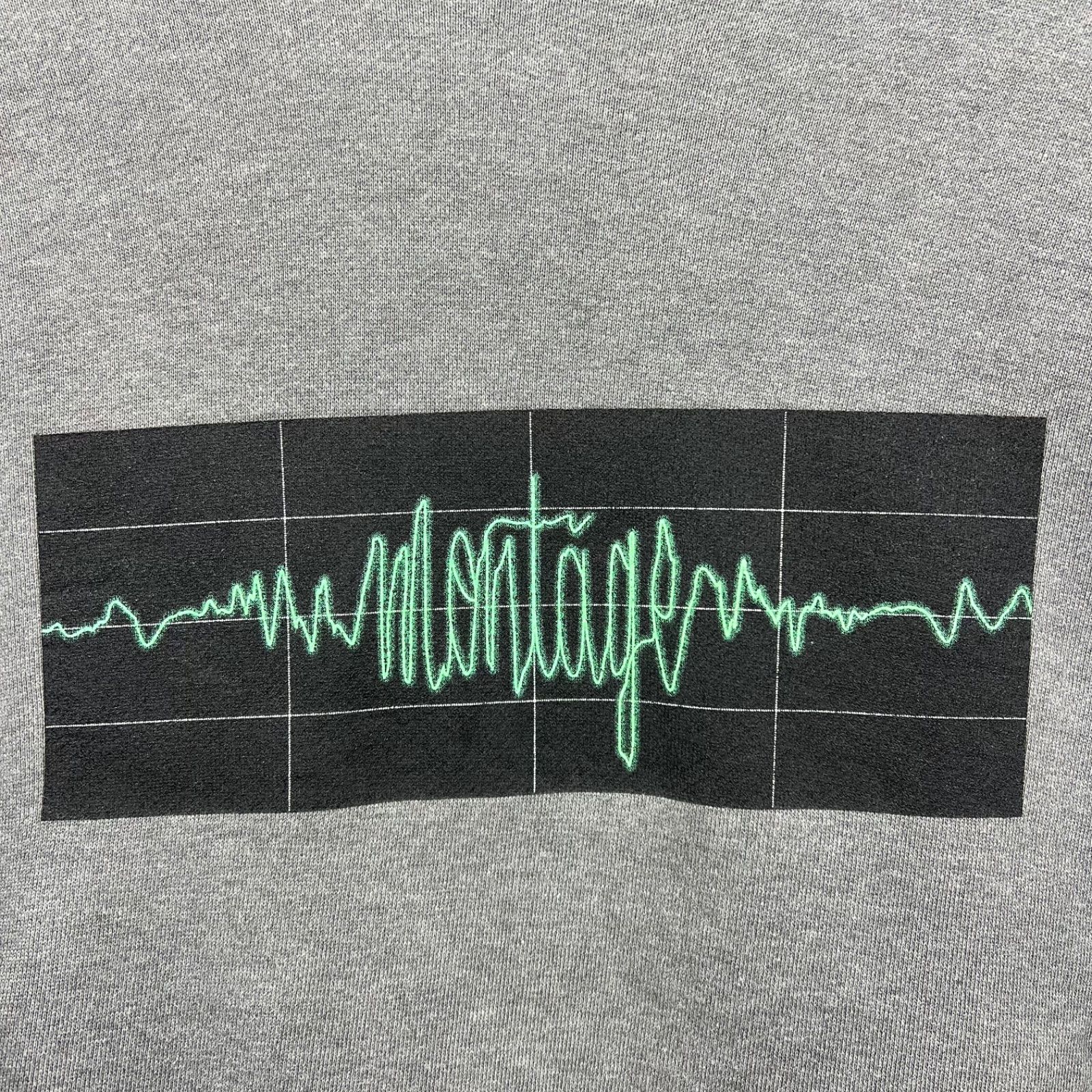 montage 00s archive electro graphic sweat hoodie L モンタージュ 