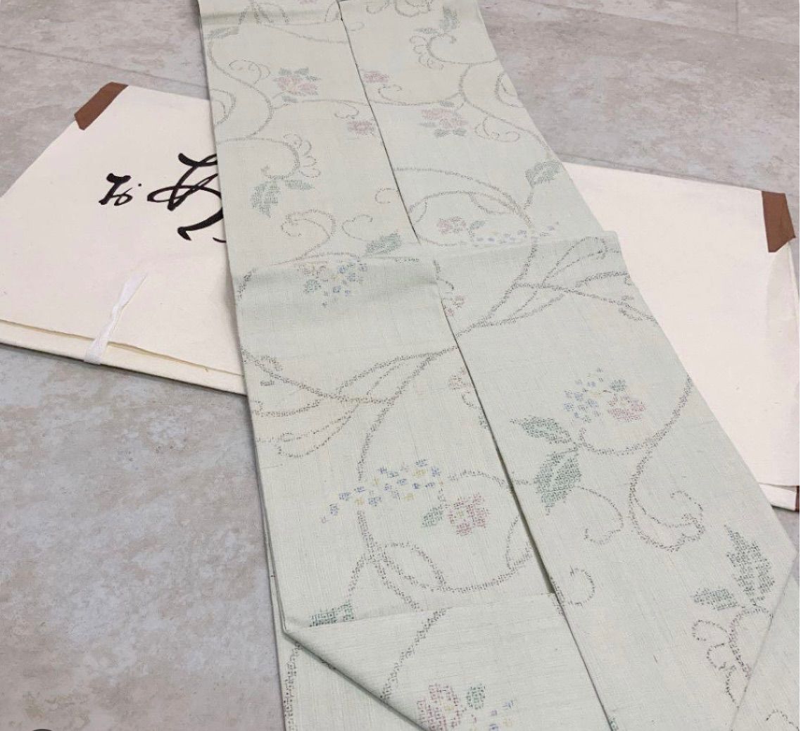 kimonoarisa●厳選●本場結城紬●反物●正絹●反物● 11m85cm 本場結城紬】 特選本手加工友禅紬訪問着 ≪御仕立て上がり・中古美品