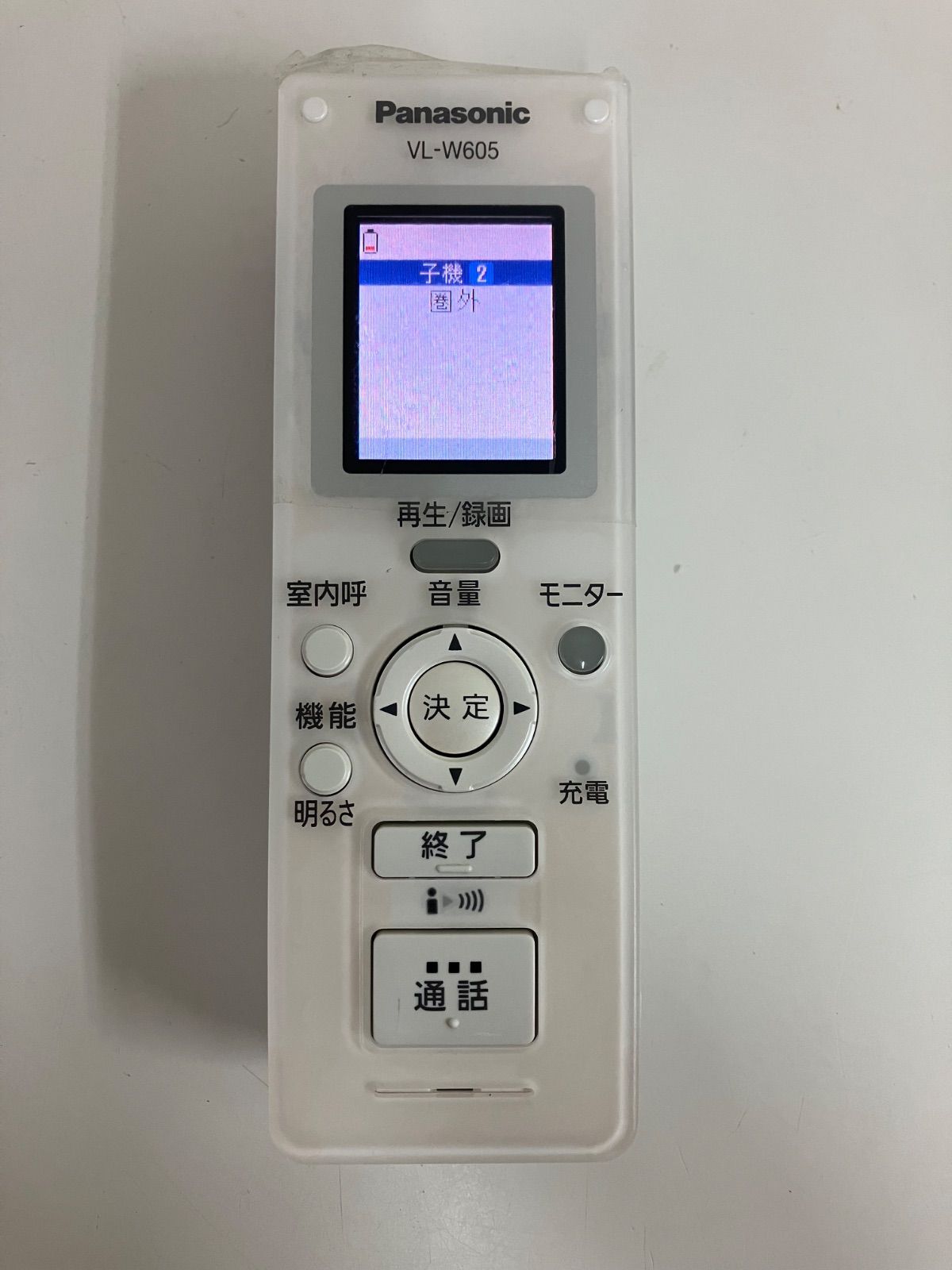 Panasonic パナソニック テレビドアホン ワイヤレスモニター子機 VL