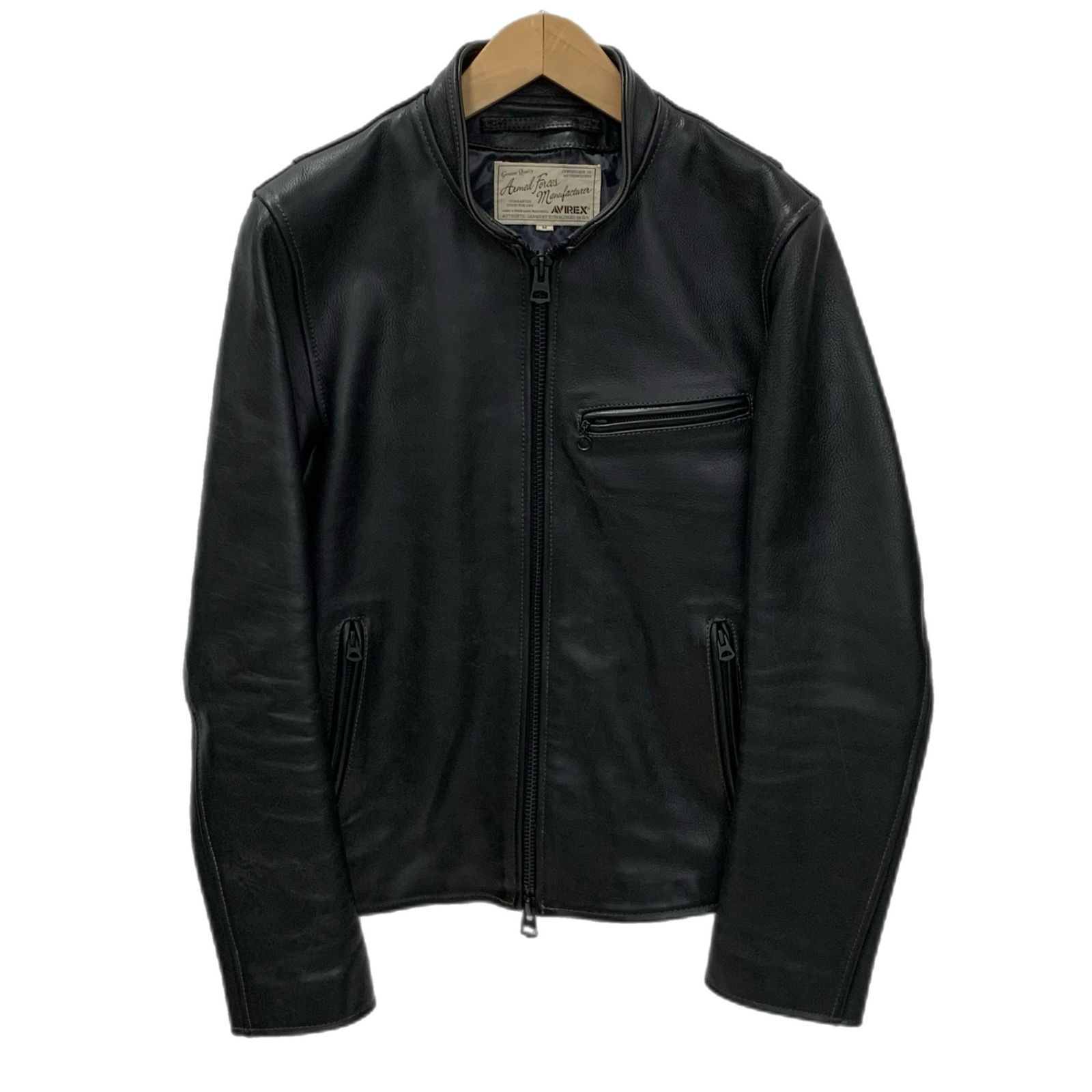 アヴィレックス AVIREX レザー シングルライダース 6141057 ジャケット 