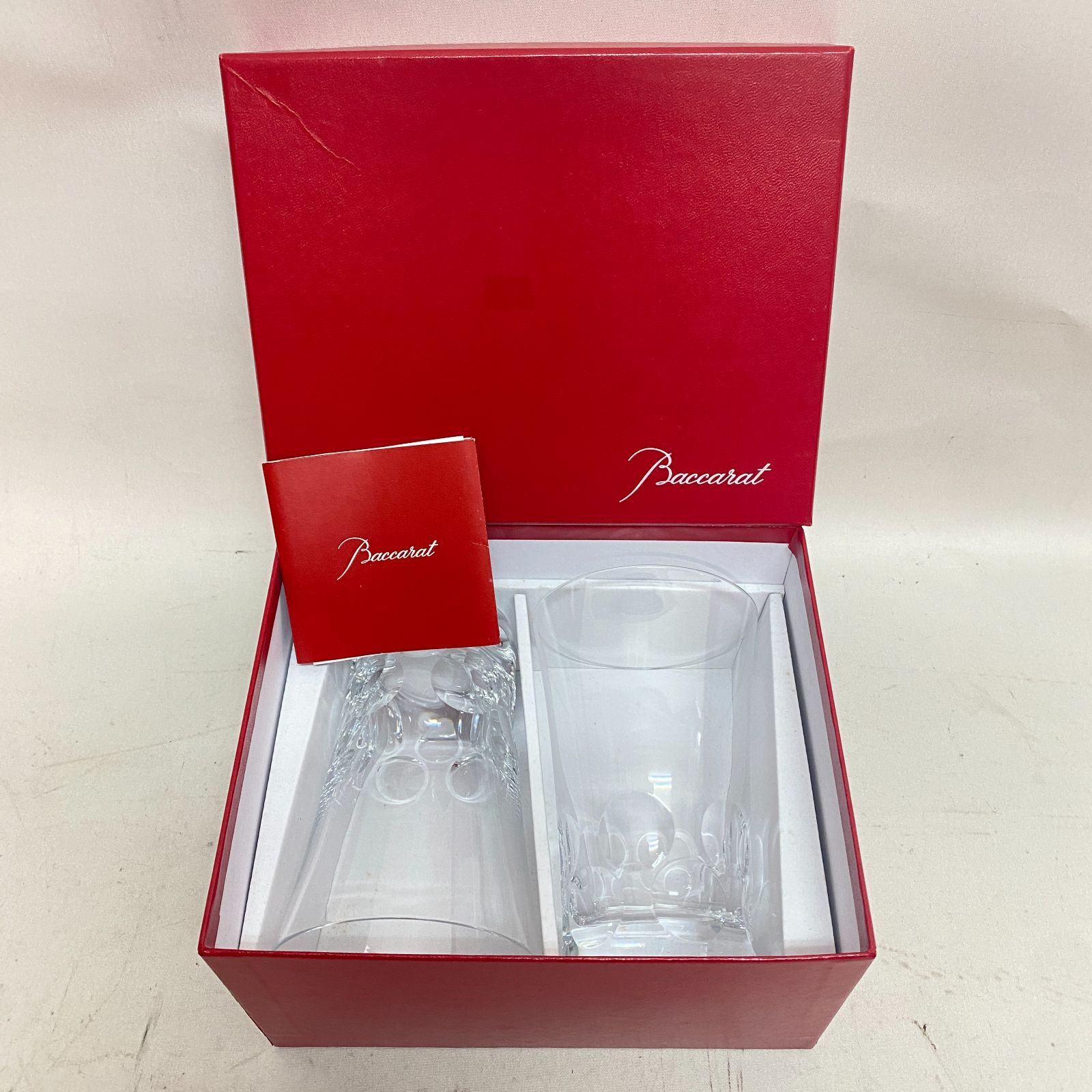 浜館68-630 店舗併売品 バカラ ベルーガ ハイボールタンブラー 2客セット 品