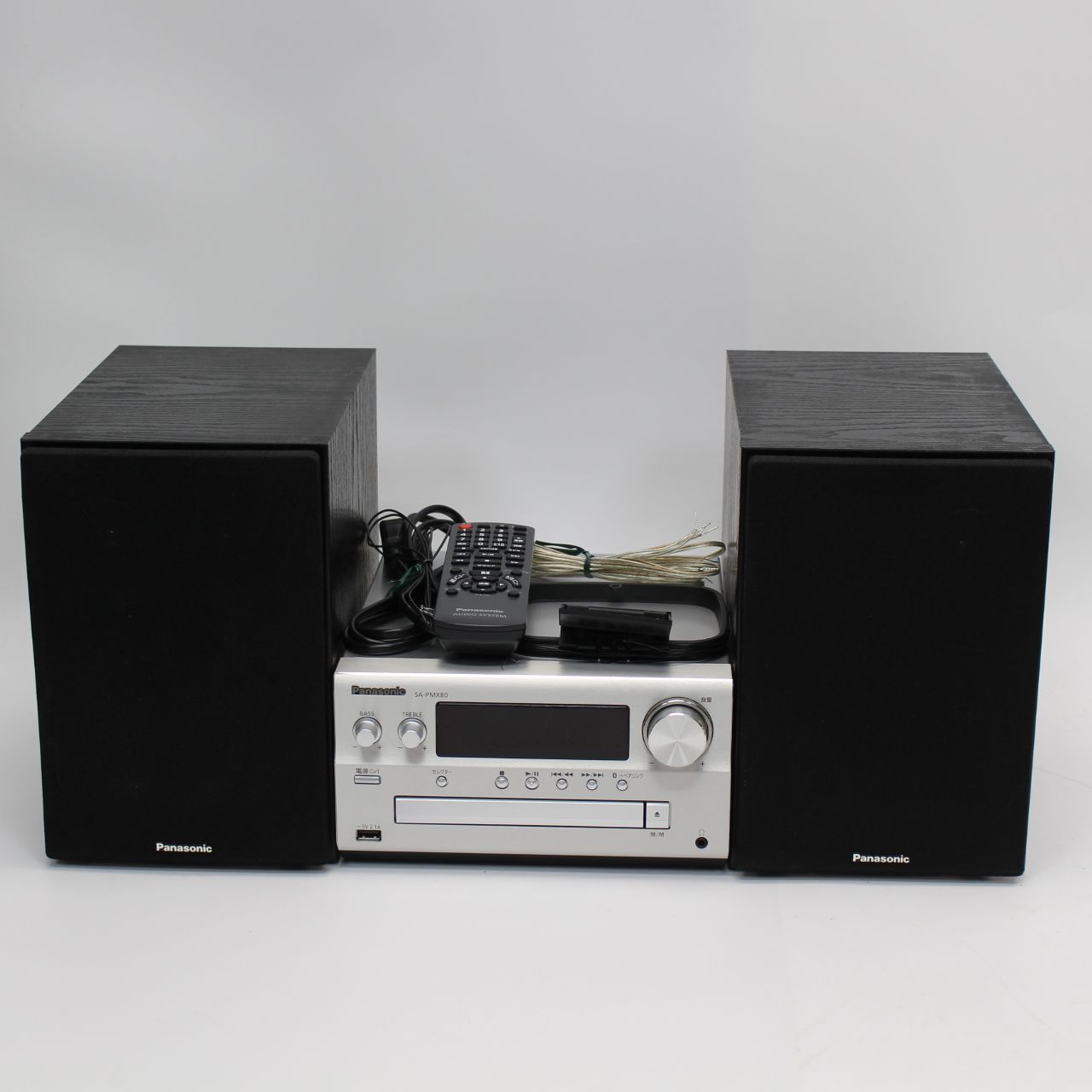 745)Panasonic SA-PMX80 ミニコンポ CDステレオシステム Bluetooth対応