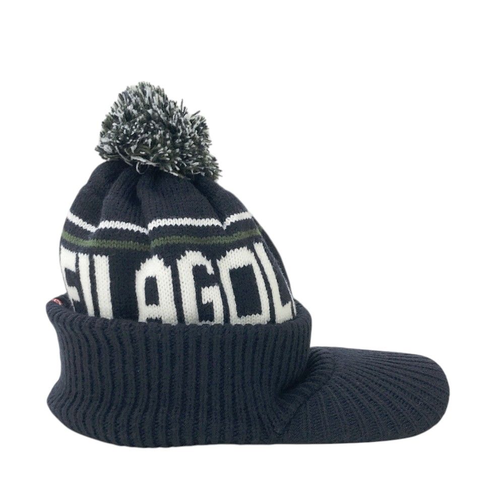 FILA GOLF フィラゴルフ ボンボン付 ニットキャップ ネイビー系 サイズ