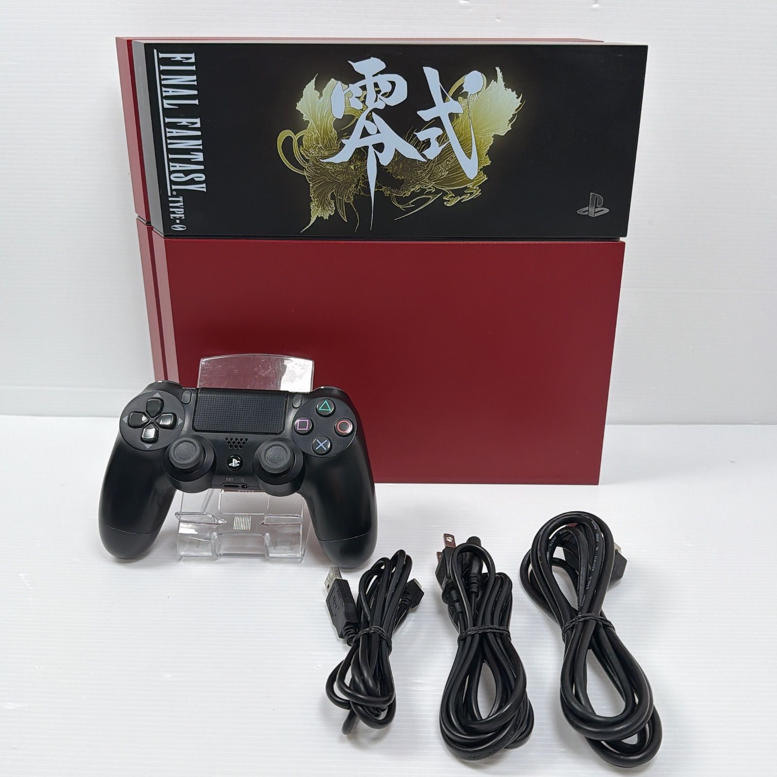 美品 プレステ4 本体 PS4 ファイナルファンタジー 零式 HD 朱雀