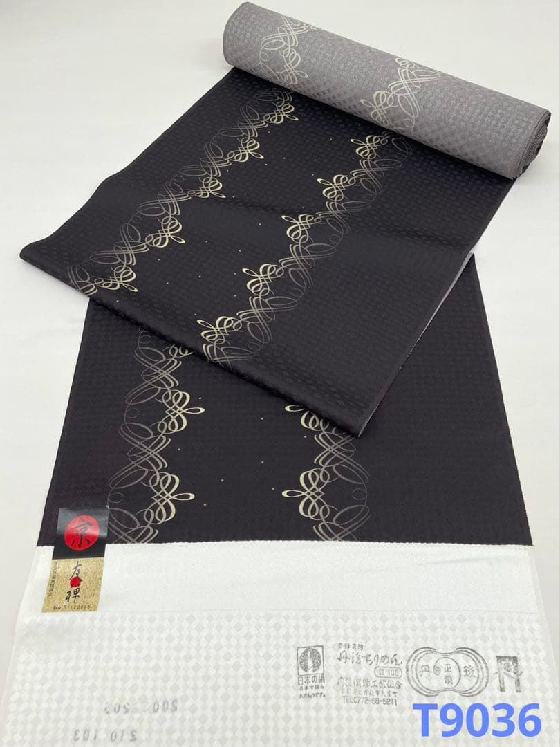 小紋 斉藤三才 京友禅 手描 紋意匠 正絹 反物 反物 特選品 小紋 正絹 着尺 丹後ちりめん 京友禅 摺り友禅 仕立て代