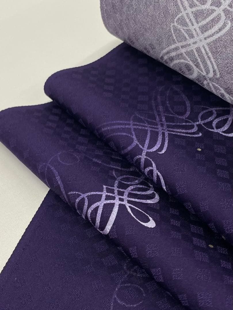 小紋 京友禅 紋意匠 幾何学模様 正絹 反物 T9037 - メルカリ