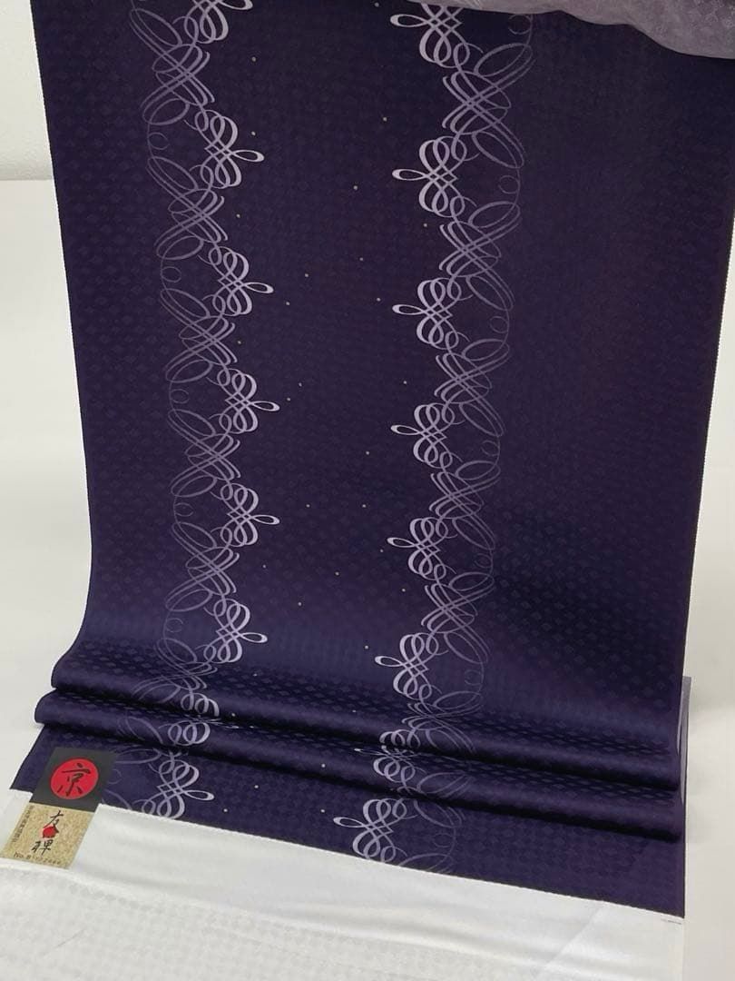 小紋 京友禅 紋意匠 幾何学模様 正絹 反物 T9037 - メルカリ