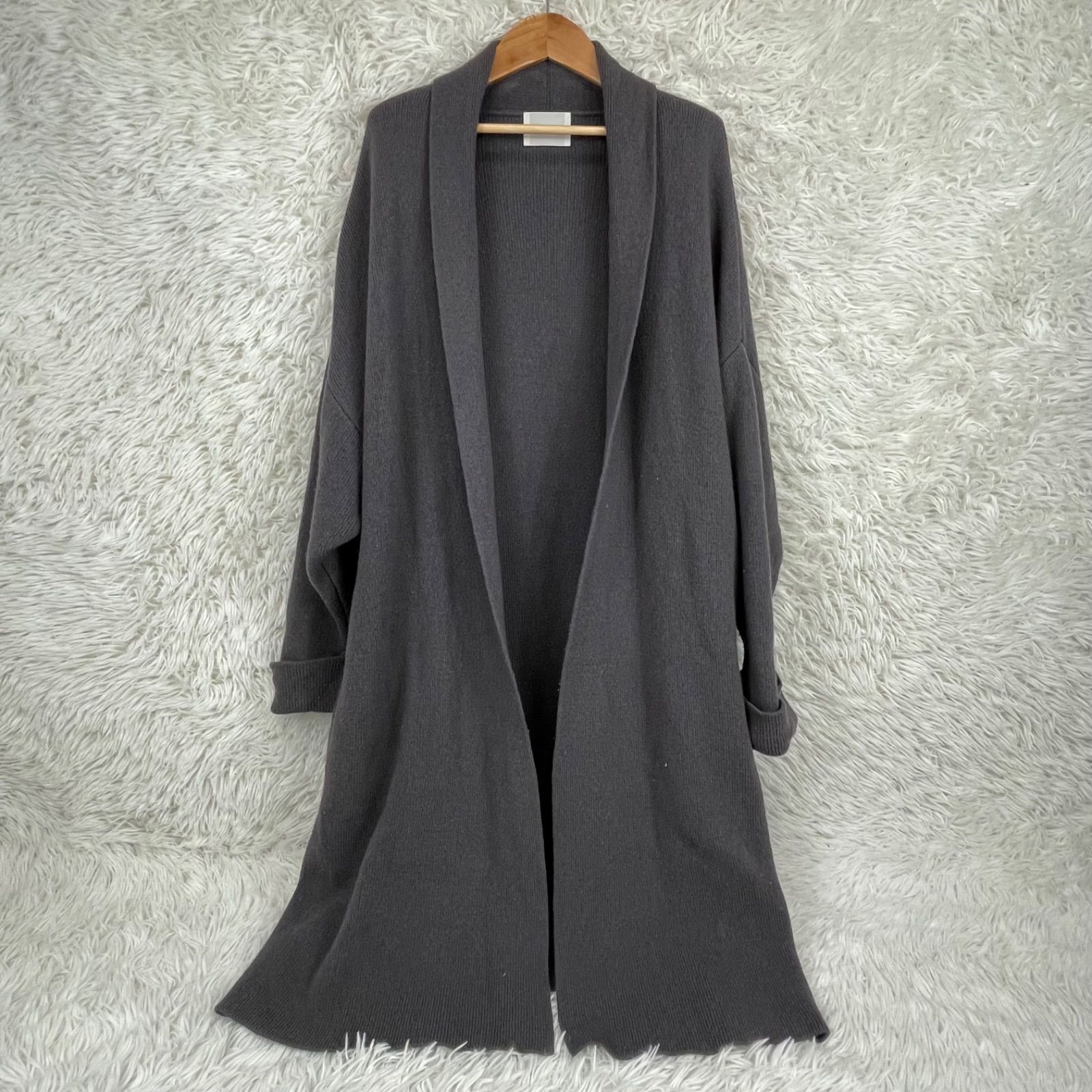 IENA イエナ ウールカシミヤニットガウンコート ロングカーディガン 