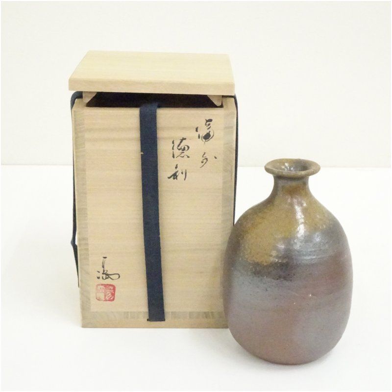 人間国宝伊勢崎淳作/備前徳利/酒器/共箱//未使用 人間国宝 伊勢崎淳 備前徳利 共箱 共布 栞 酒器 備前焼｜Yahoo!フリマ
