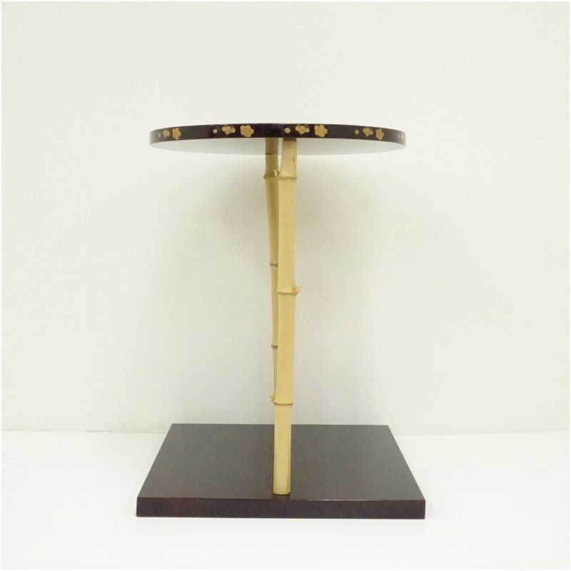 塗師 川瀬表完造 木地溜塗三友棚（共箱） 茶道 茶道具 おしゃれ 茶器