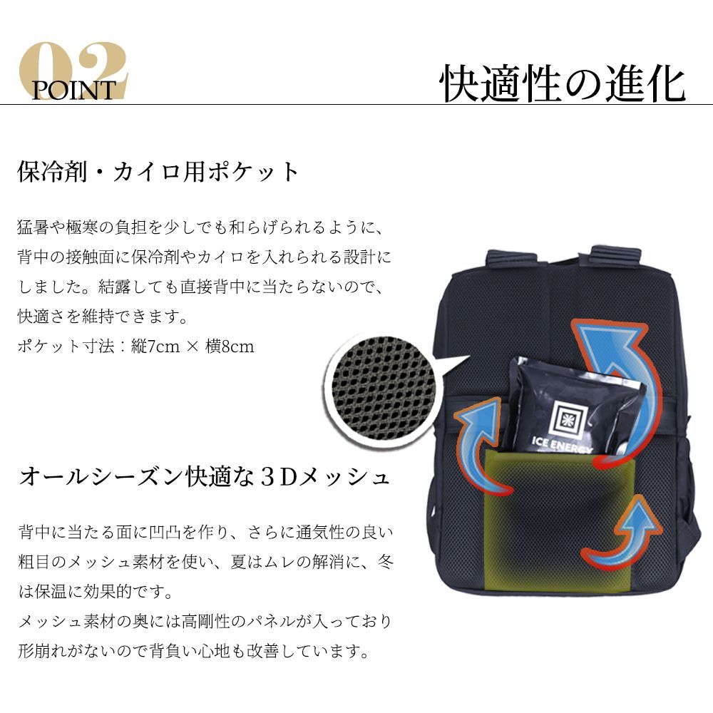 ビジネスリュックの