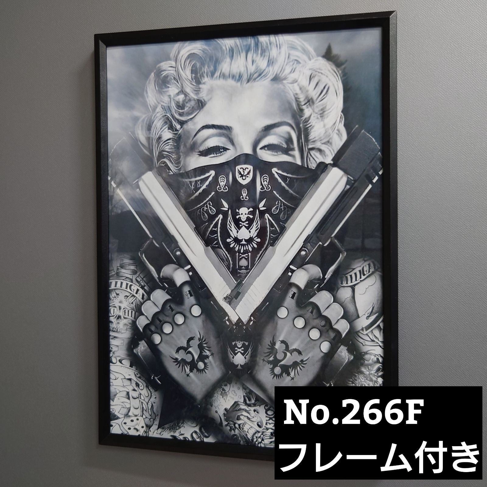 No.266F A4 マリリン・モンロー ポスター 写真 アート 映画 インテリア 