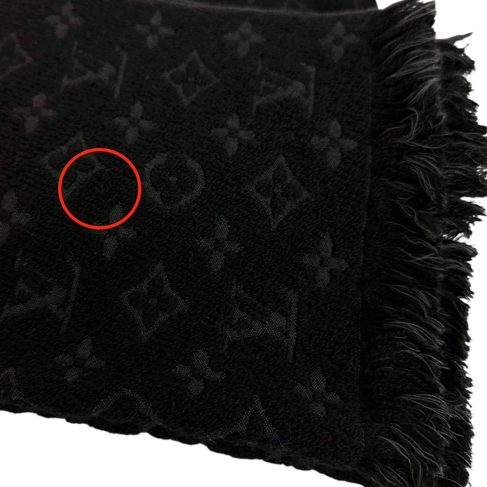 Louis Vuitton】ルイ・ヴィトン マフラー 大判 M70520 ウール100