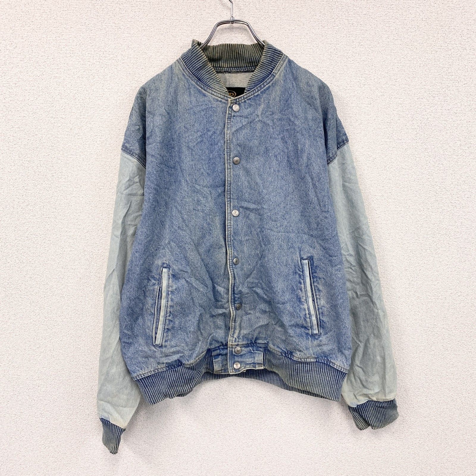 デニムジャケット SPORT ID ブラックデニムスタジャン SPORT⁄80s頃 