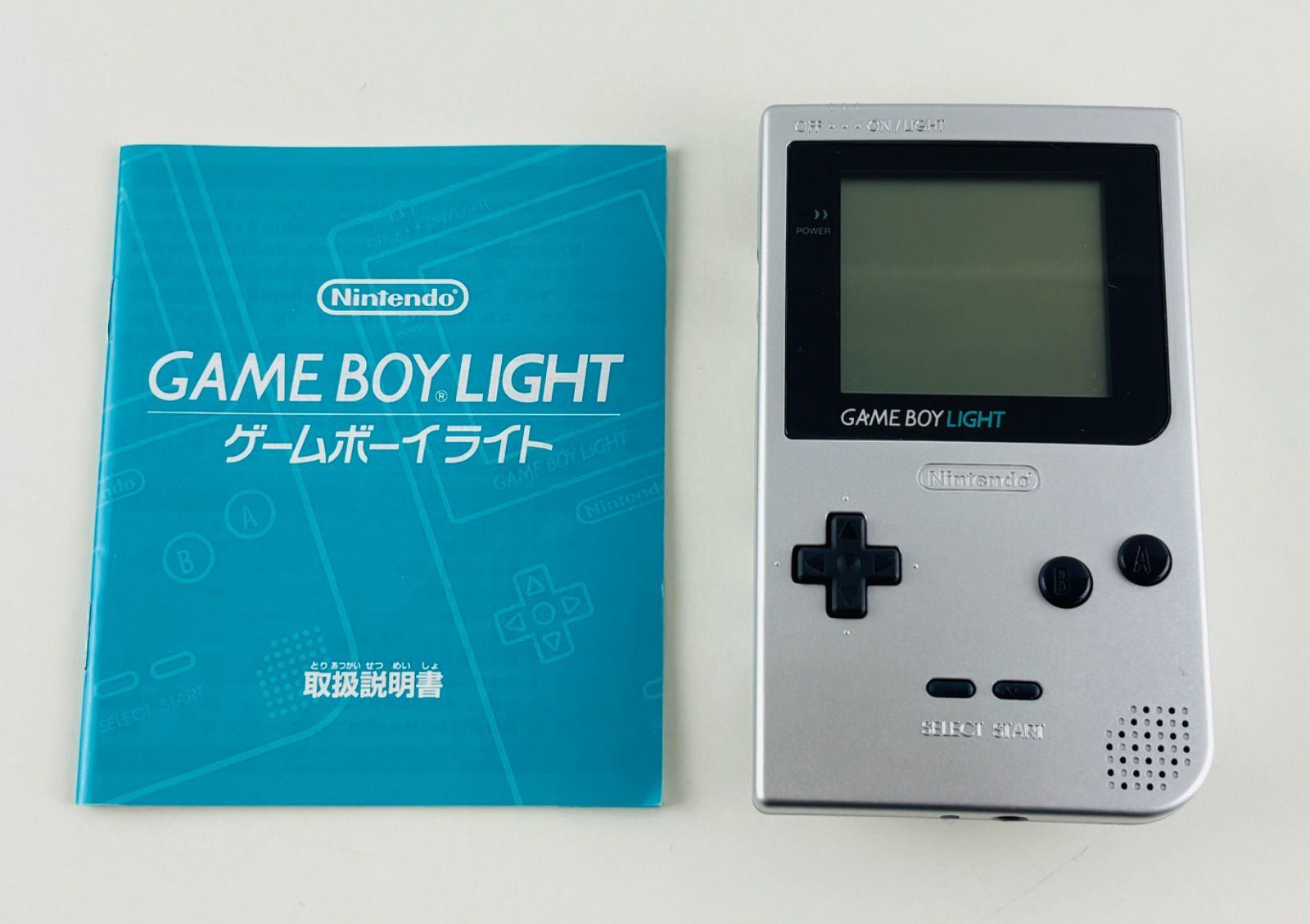 極美品 任天堂 ゲームボーイ ポケット ライト GAME BOY LITE シルバー 