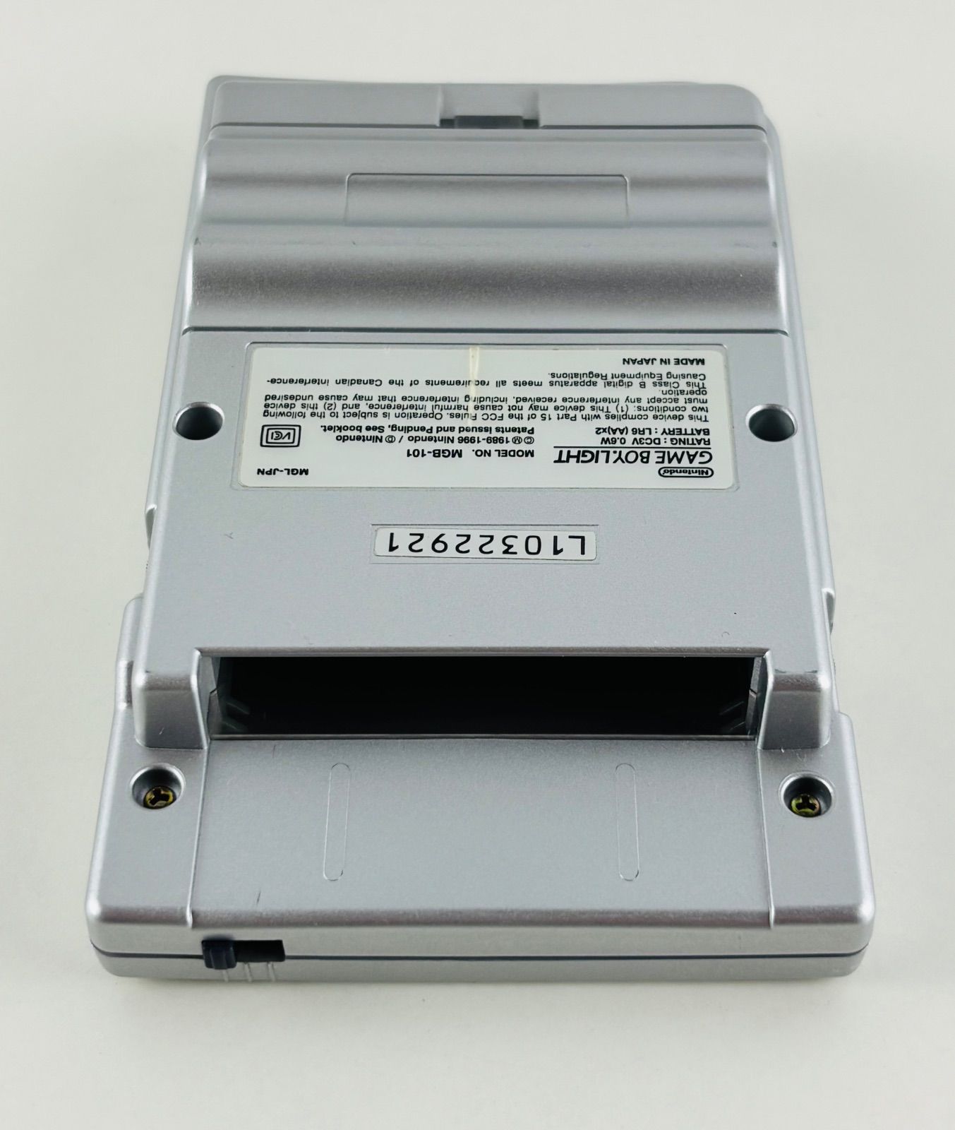 極美品 任天堂 ゲームボーイ ポケット ライト GAME BOY LITE シルバー 