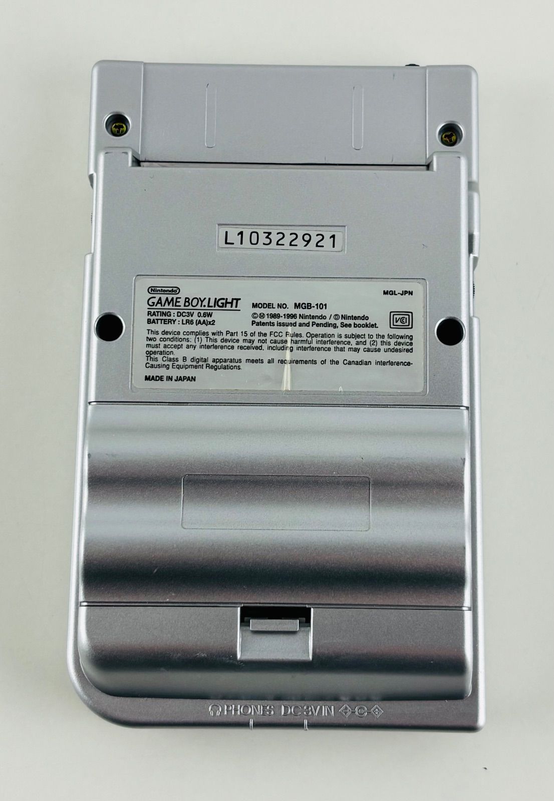 難あり【新品未使用】ゲームボーイライト/シルバー Yahoo!オークション -「gameboy light」の落札相場・落札価格