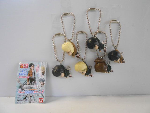 ♯Kkt26CZ 進撃の巨人 つまんでつなげて ますこっと2 全6種