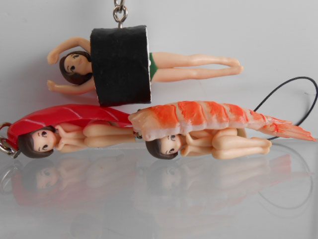 ♯Lmi27BZ 妄想おねえさんのお寿司屋さん 全6種 ガチャポン