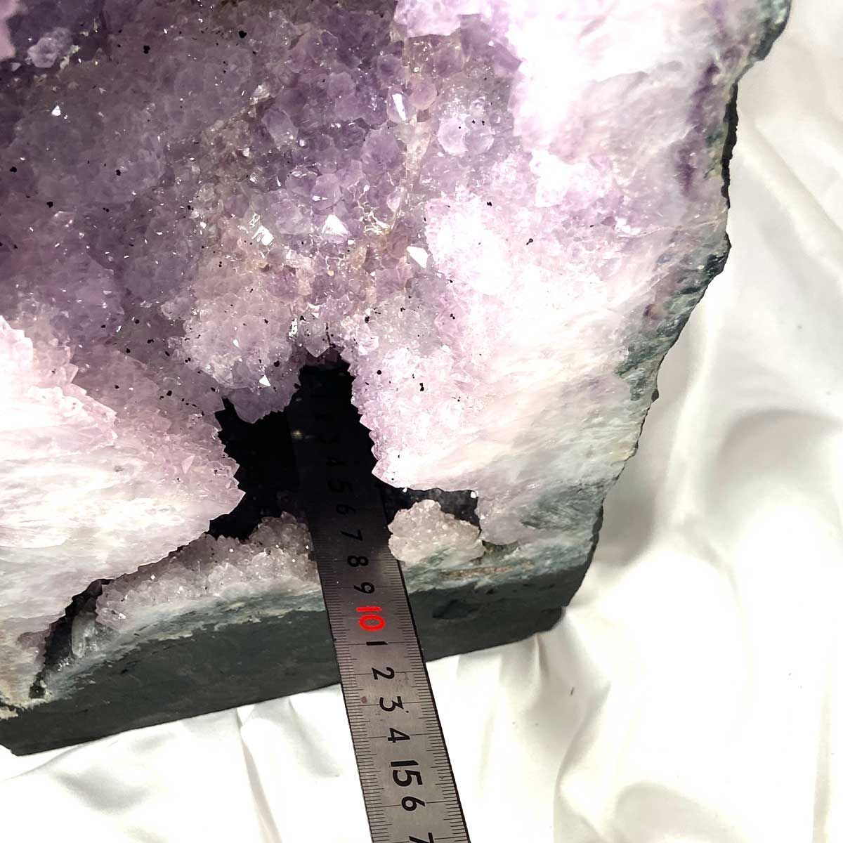 アメジストドーム 置物 天然石 16.7kg アメジストドーム（インテリア小物・置物｜インテリア・寝具