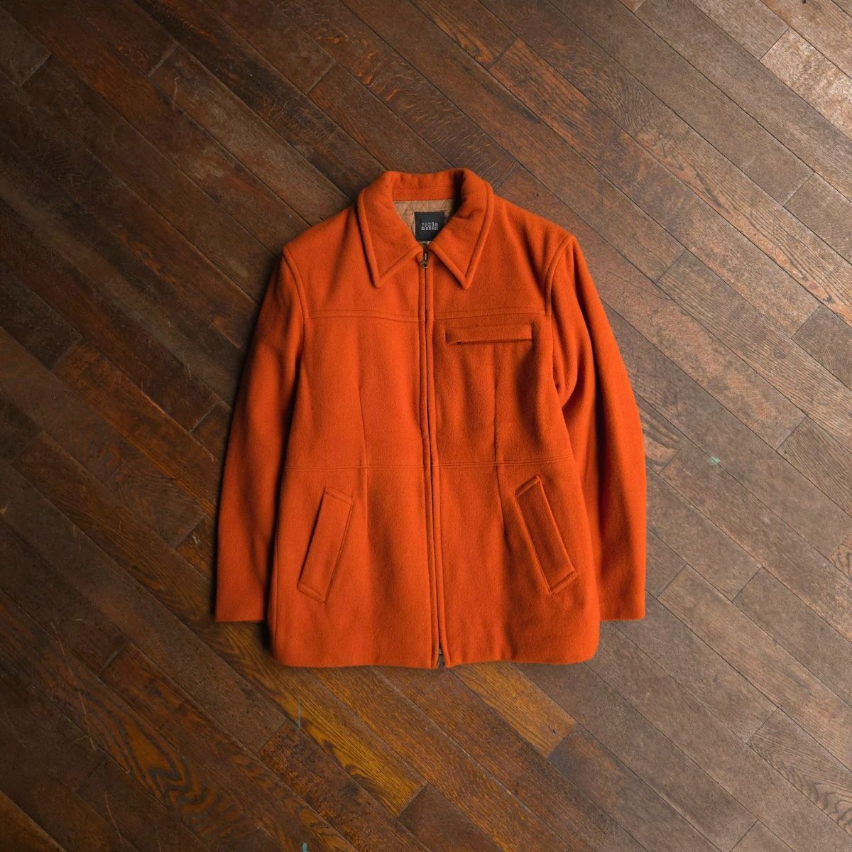 TAKEO KIKUCHI タケオキクチ Vintage Wool Zip Coat ウールジップ 