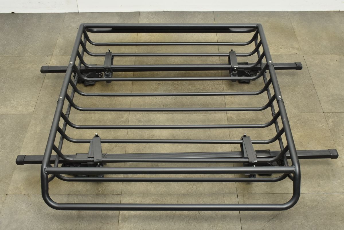 innoルーフレール ルーフキャリア ルーフラック スチール ブラック 3分割式 汎用品 送料無別途見積もり商品