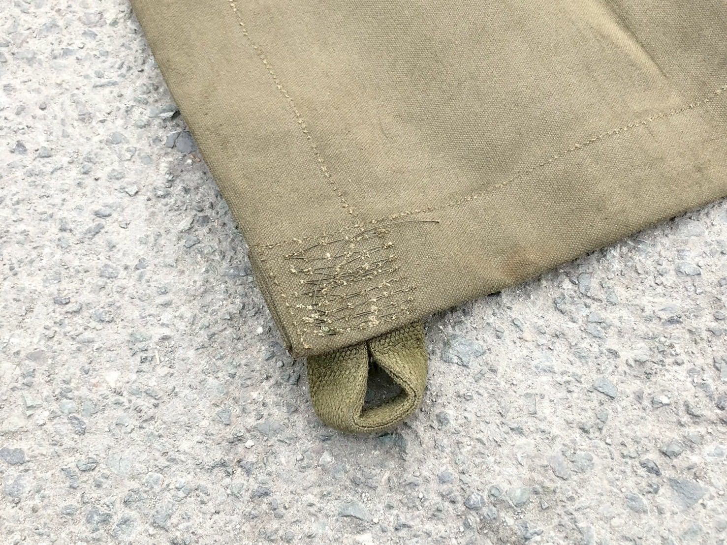 5枚限定☆【米軍実物】未使用 コットンダック製 ターポリン 12×17ft