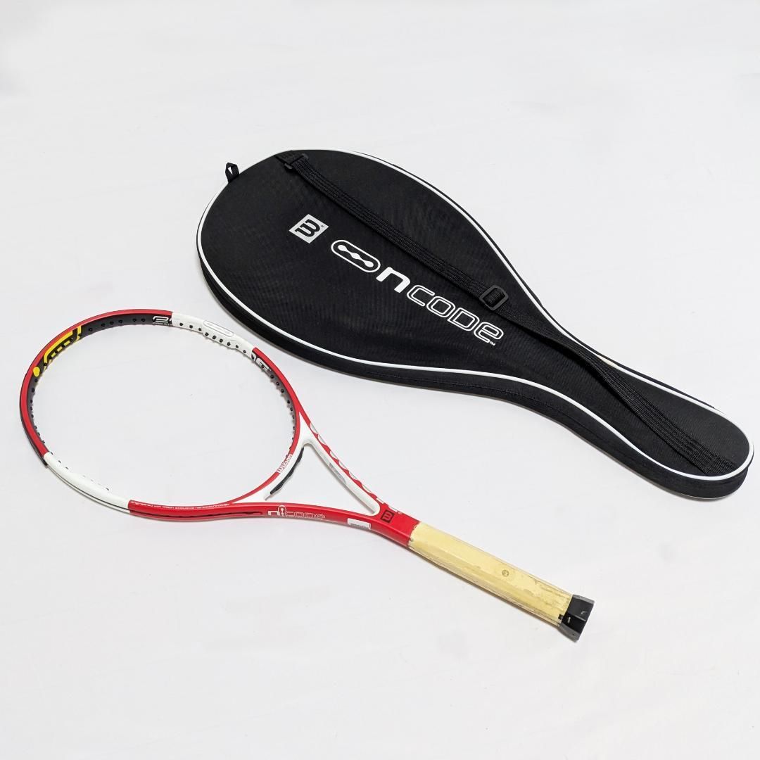 Wilson nCODE SIX-ONE 95 ウィルソン ラケット 白/赤＃3 Wilson nCODE SIX-ONE 95 ウィルソン ラケット 白/赤＃3 Wilson nCODE