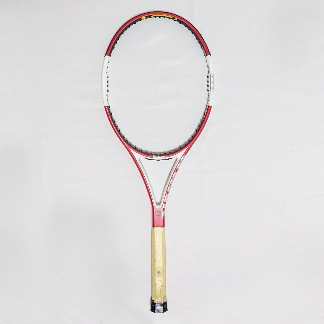 Wilson nCODE SIX-ONE 95 ウィルソン ラケット 白/赤＃3 Wilson