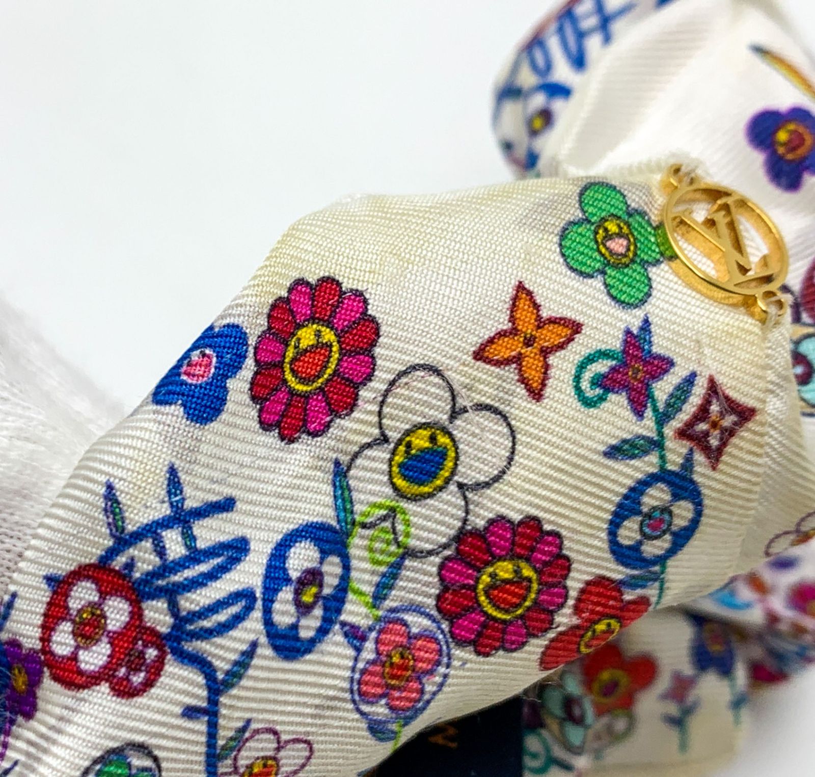 LOUIS VUITTON ルイヴィトン LV×TM 村上隆コラボ シュシュ M96074