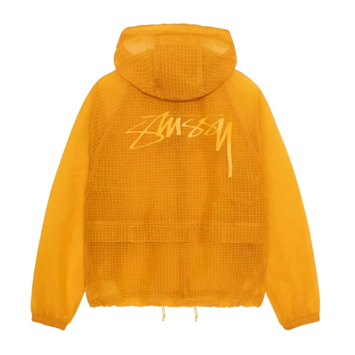 STUSSY ステューシー ビーチ シェル トランスペアレント リップストップ ウィンドブレーカー ジャケット KANDAIZUMI_COM
