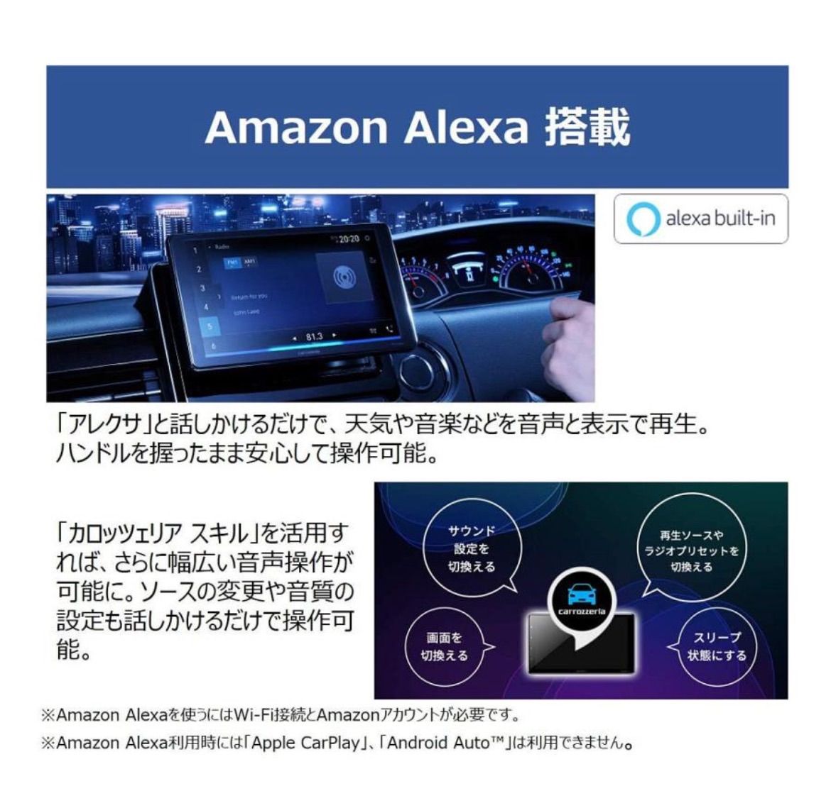 パイオニア カロッツェリア DMH-SF700 9型HD メインユニット BRIGHTFACE_UK