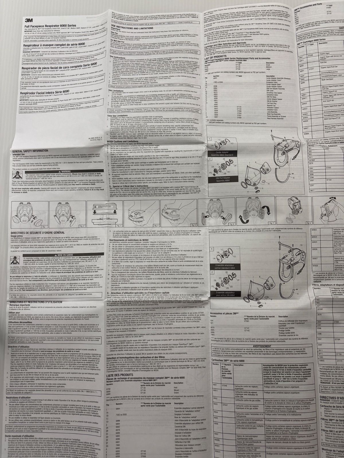 未使用 米軍放出品 3M 6800 FULL FACEPIECE MEDIUM 送料無料 A33