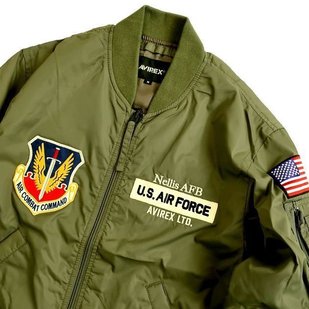 AVIREX アヴィレックス UTILITY MA-1 THUNDERBIRDS 9th AIR FORCE