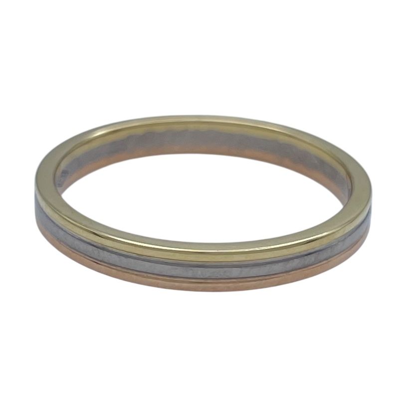 カルティエ Cartier ヴァンドームリング ゴールドxピンクゴールドxホワイトゴールド Au750 ジュエリー