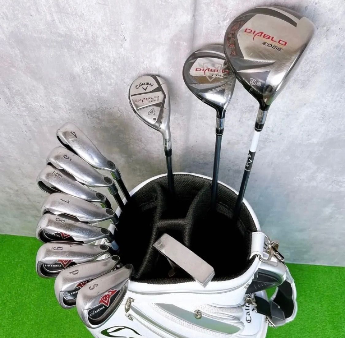 メンズ 用 キャロウェイ ディアブロエッジ ゴルフクラブセット 右打ち 12本 Callaway DIABLO EDGE BIG BERTHA