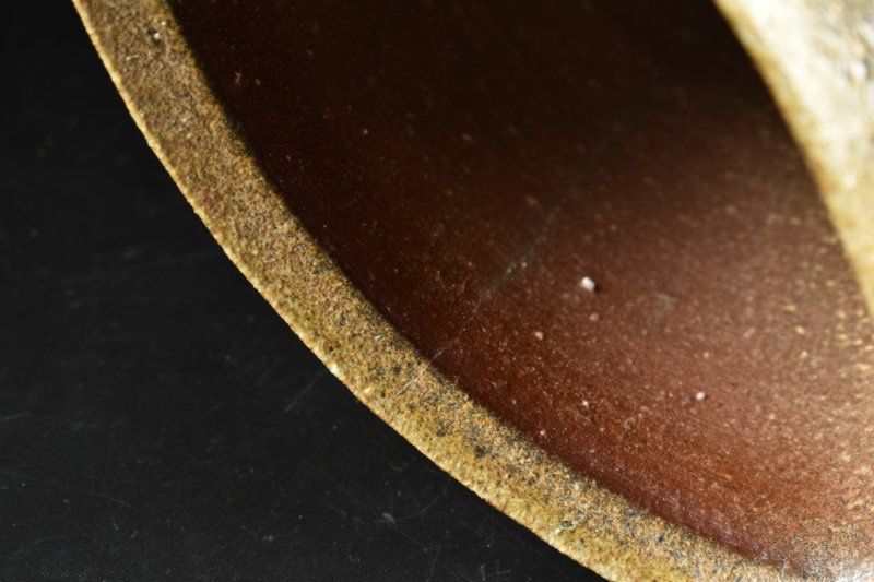 アウトレット 【蔵A5647a】備前 奥本丸味 花器 花瓶 共箱 2025年最新