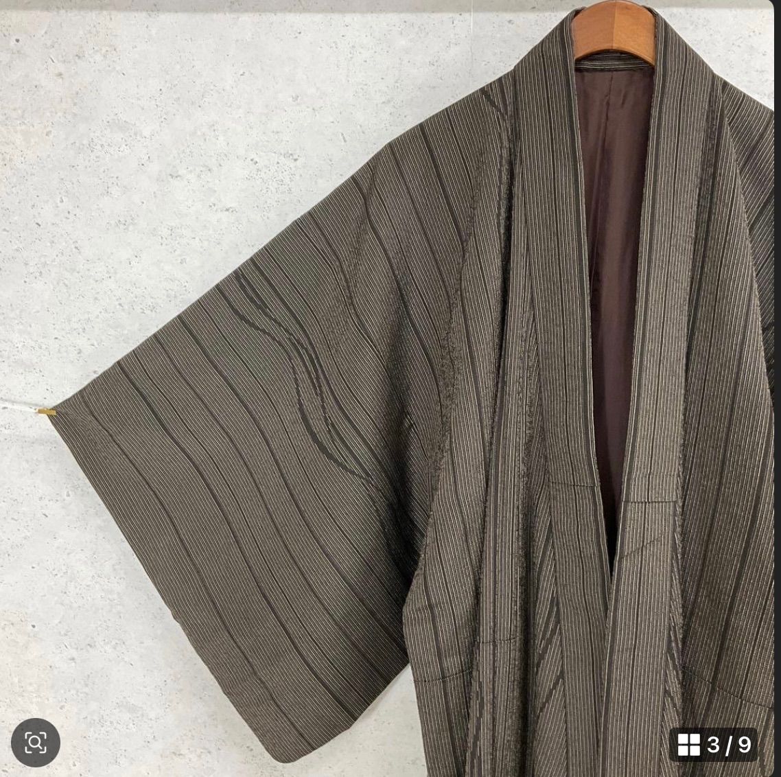 5着丈127 5⬛男着物男長羽織男襦袢男袴角帯男帯ん