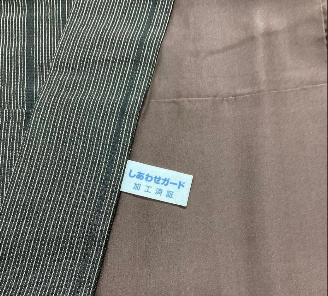  ⬛️kimomo one⬛男前屋⬛️厳選⬛️小柄な方用⬛️上質なお召しの男着物⬛️正絹⬛️袷⬛️しあわせガード加工⬛️裄66 5着丈127 5⬛男着物男長羽織男襦袢男袴角帯男帯ん 着物 着物 浴衣