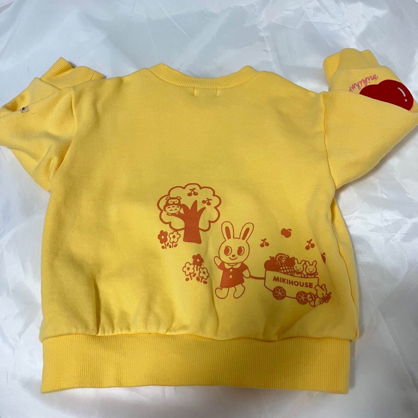 379ミキハウスmikihouse90size豪華ワッペンうさこトレーナー - メルカリ