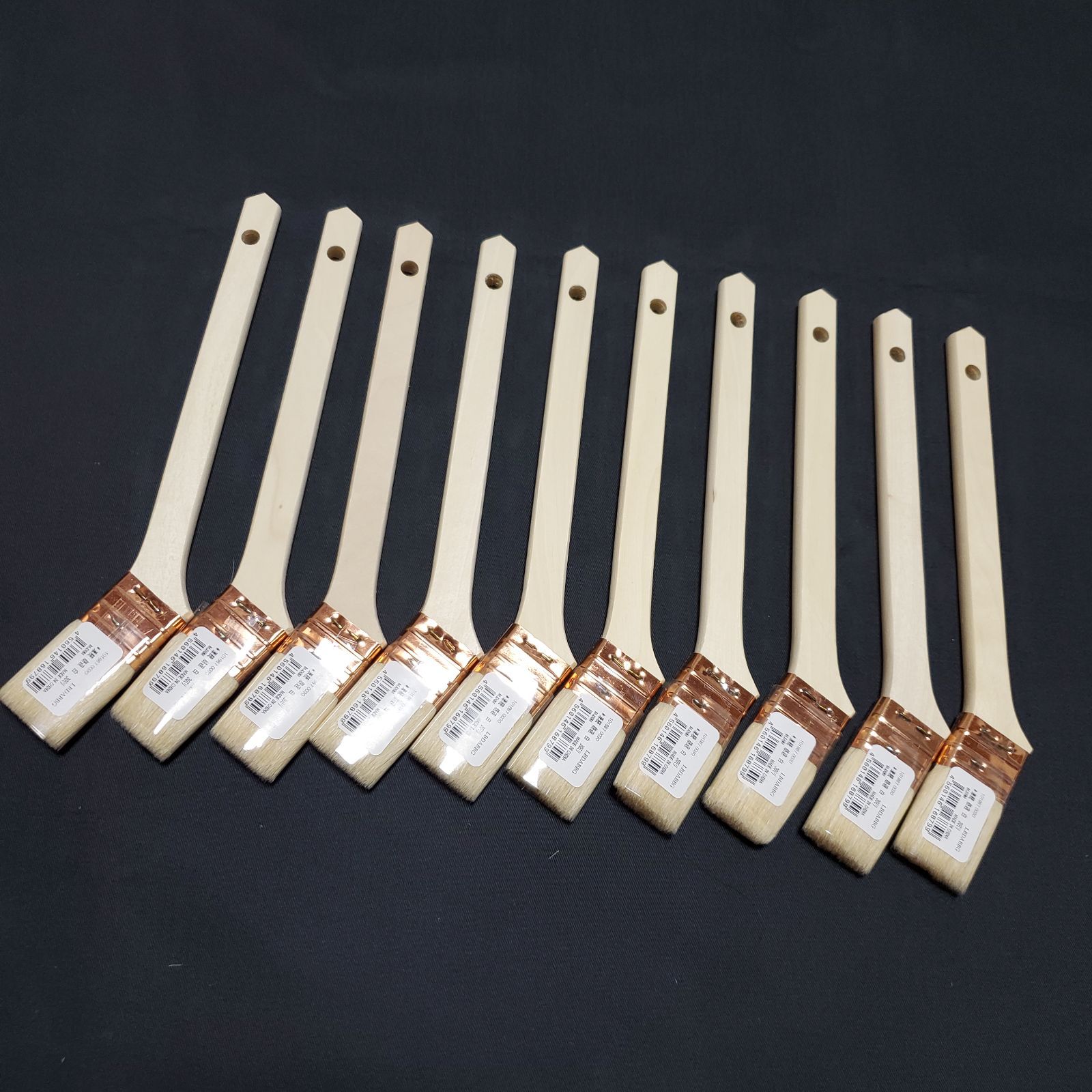 塗装 兼続 銅巻 筋違 白 30mm ×10本セット 大塚刷毛製造(