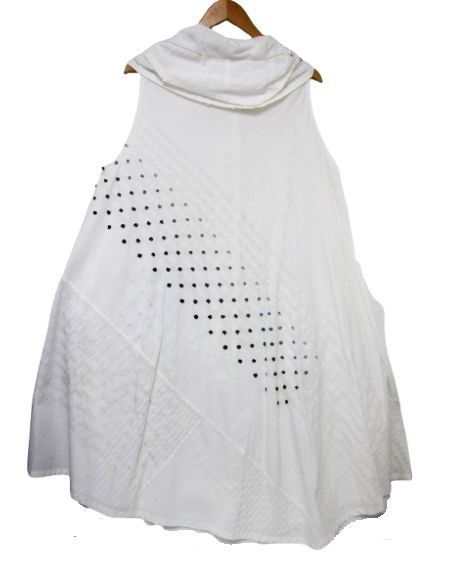 マキシ丈 ストライプ柄