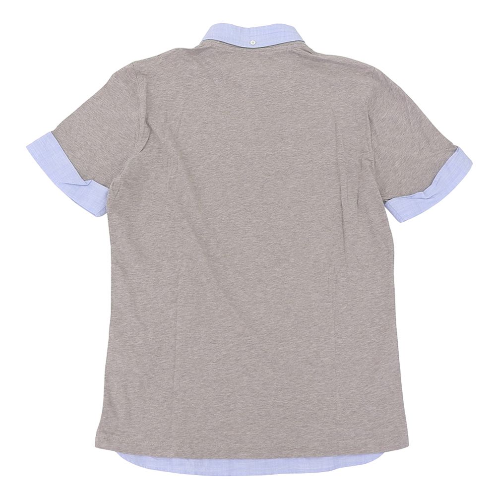 ブルネロクチネリ　リネンポロ　S Brunello Cucinelli Ribbed Linen-Cotton Polo Sweater | Polos