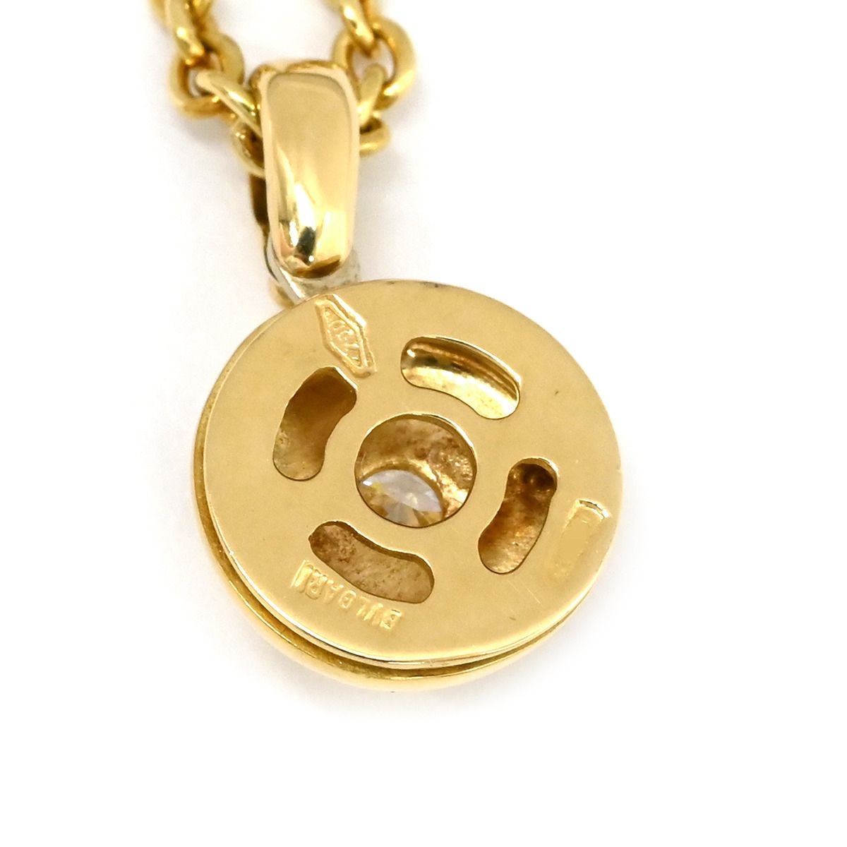 ブルガリ BVLGARI ネックレス コロナネックレス K18YG ダイヤモンド 