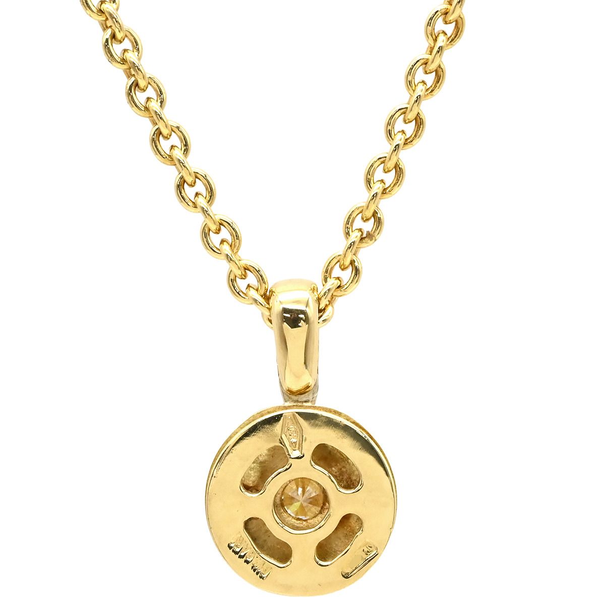 ブルガリ BVLGARI ネックレス コロナネックレス K18YG ダイヤモンド 