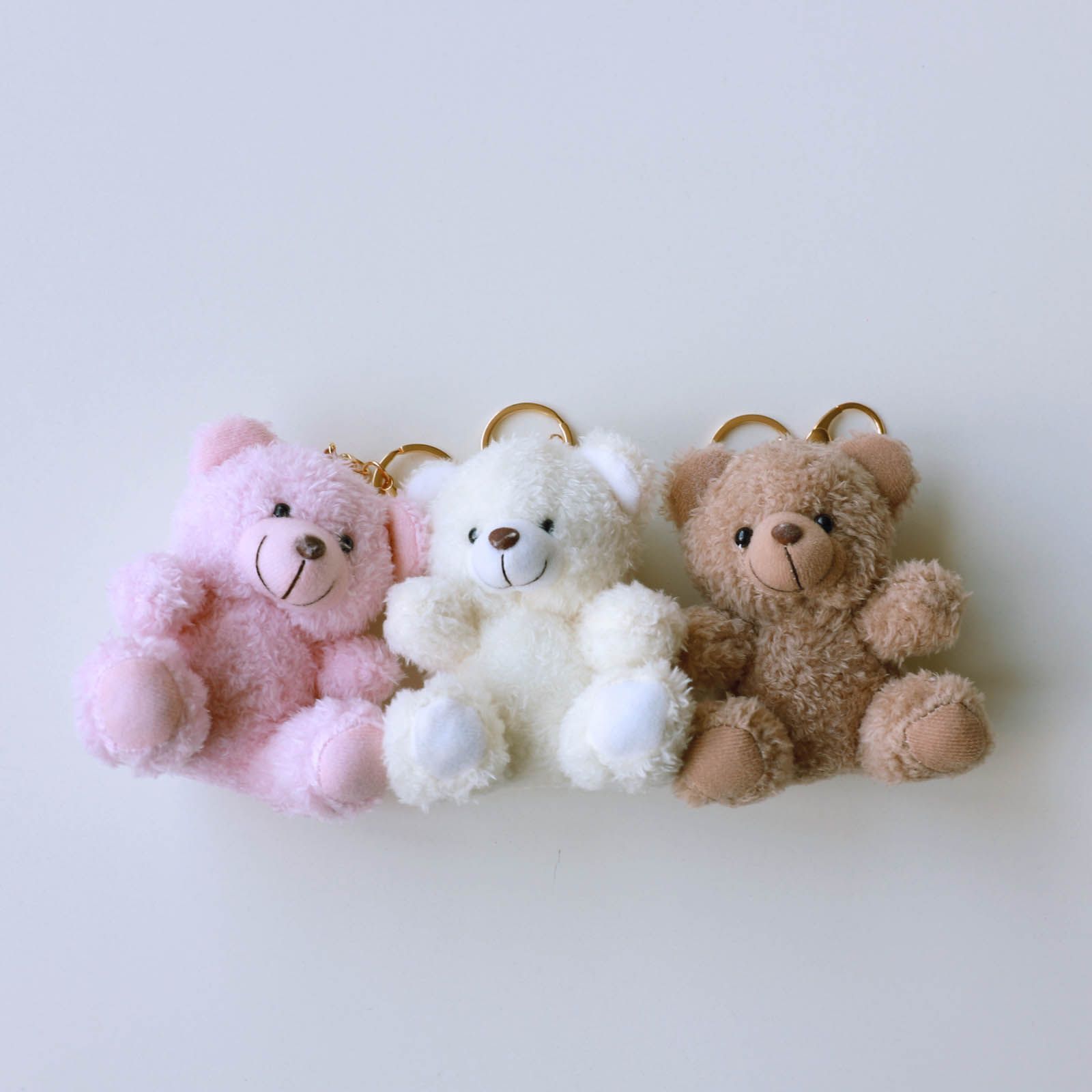 キーホルダー ぬいぐるみ 韓国 くま うさぎ いぬ キーチェーン