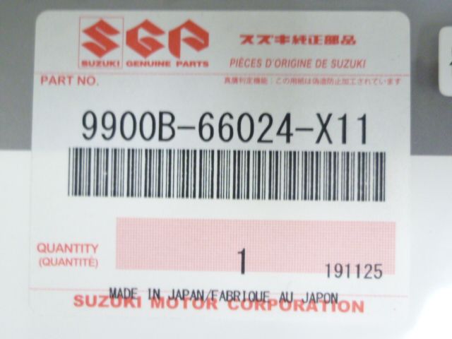 GSX250R GSX250RM0 DN11A 1版 9900B-66024-X11 スズキ パーツリスト
