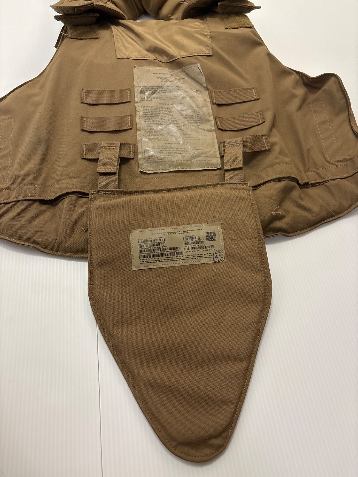 米軍 実物 IMTV BODY ARMOR MEDIUM ソフトアーマー 送料無料 A34