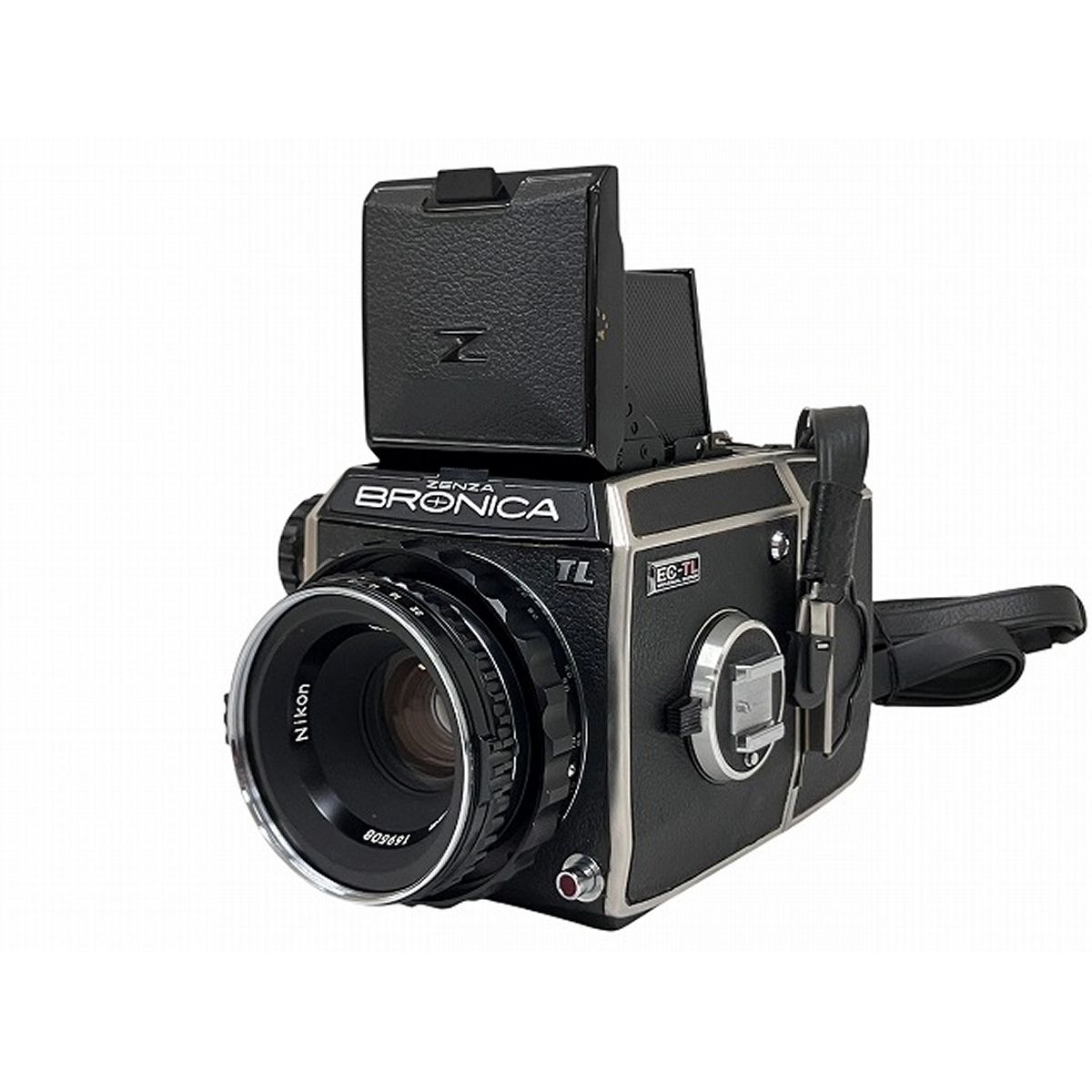 ZENZA BRONICA EC-TL Nikon NIKKOR-P 1:2.8 f=75mm 中判カメラ ボディ