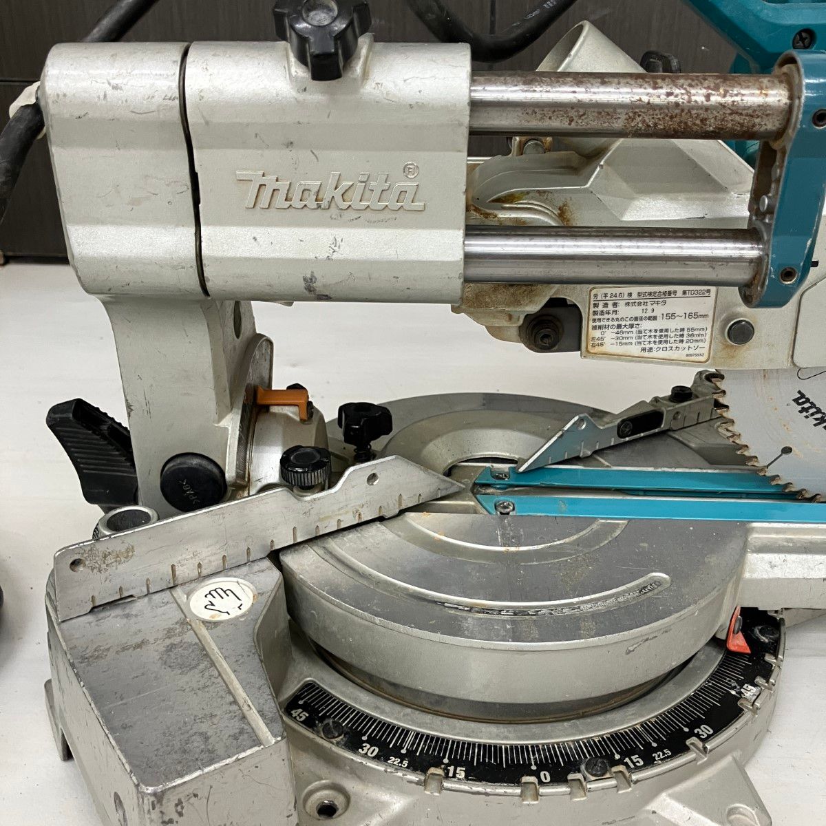 ЗЗMAKITA マキタ 100v 165mm スライド丸のこ LS0613FL ブルー ЗЗMAKITA マキタ 100v 165mm スライド丸のこ LS0613FL ブルー